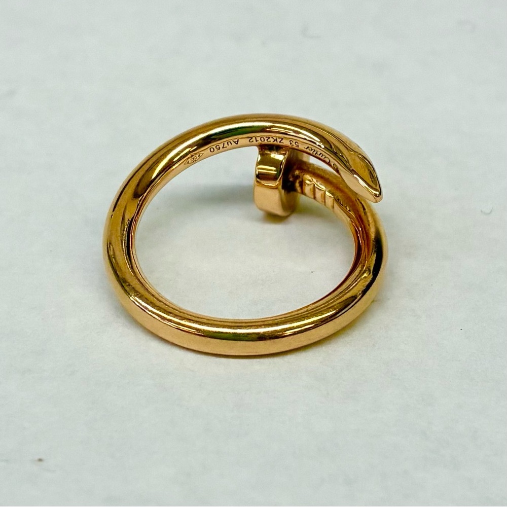 Cartier Juste Un Clou ring rose gold size 6.25 Cartier size 53 - Picture 3 of 6